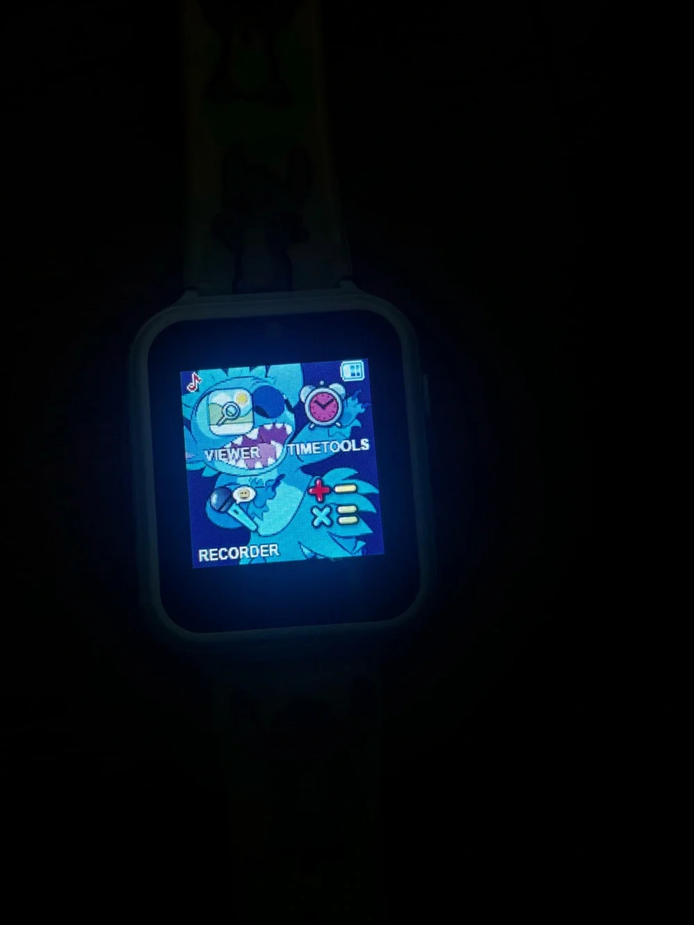 Disney Stitch Kids Smartwatch Light Up Interactive Touchscreen Watch with Games